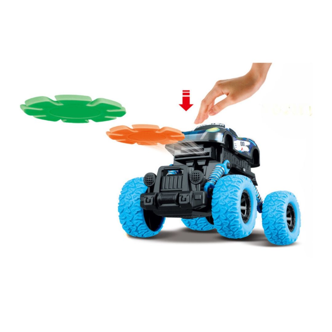 CARRO MONSTER LANZA TAZOS KZ957-056